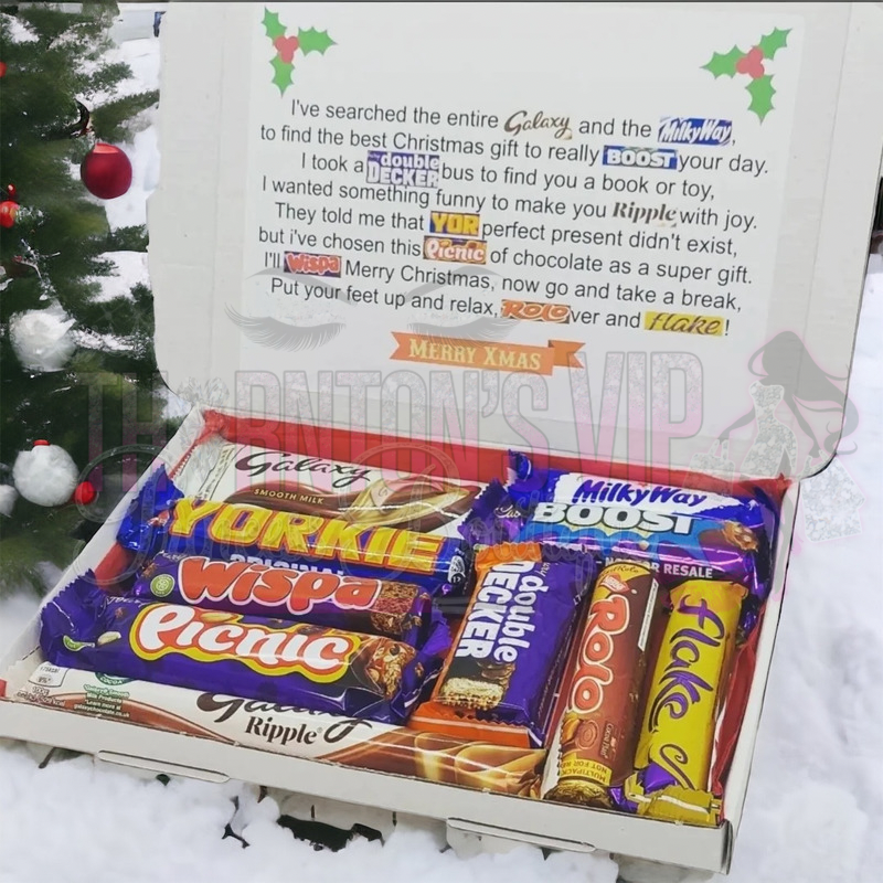 Christmas Chocolate Poem Letterbox Gift