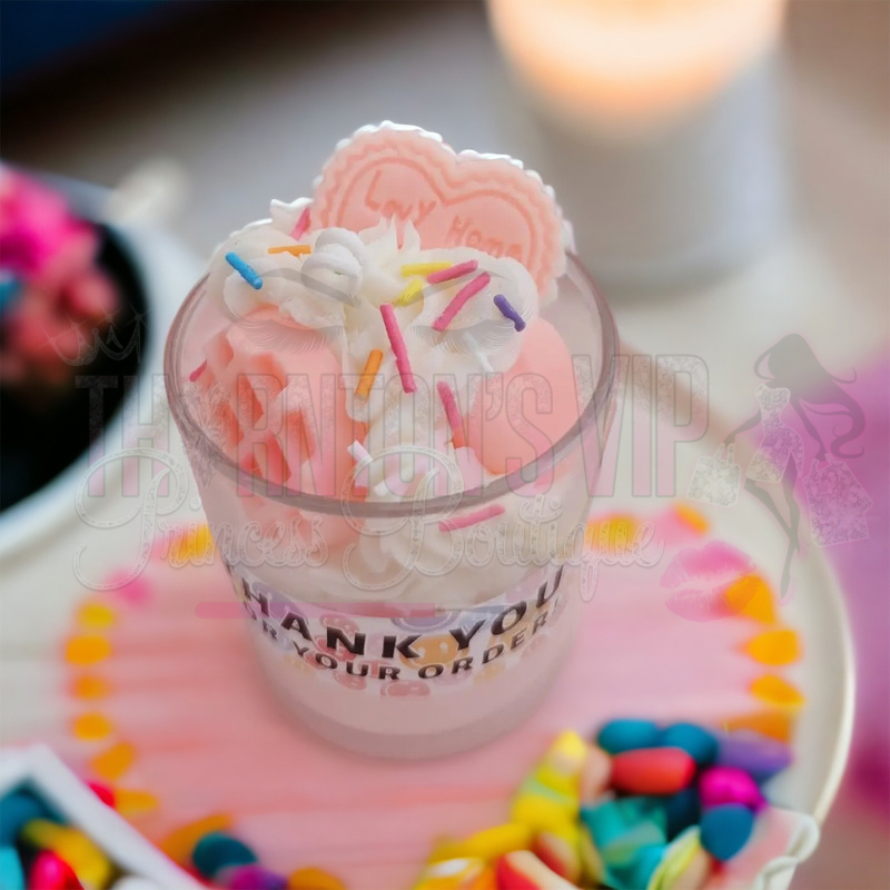 Sweetheart Dessert Candle