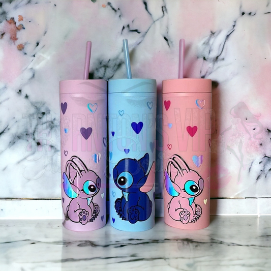 Themed Magical Monster Love Skinny Tumbler Cup