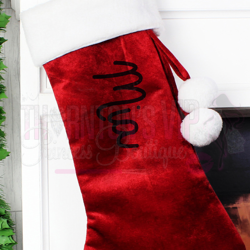 Personalised Plush Christmas Stocking