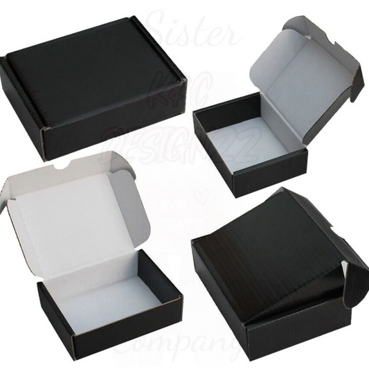 F2 5 x 4 x 3 inch Black Postal Boxes