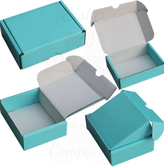 F2 5 x 4 x 3 inch Blue Postal Boxes