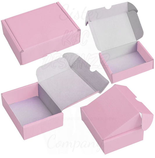 F2 5 x 4 x 3 inch Pink Postal Boxes