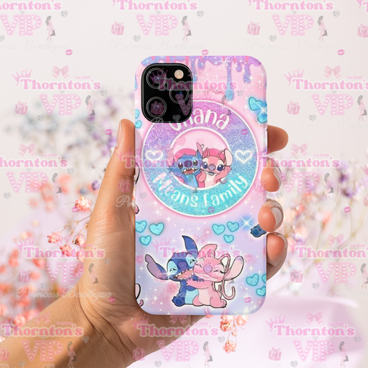 Ohana Glitter Magic Phone Case