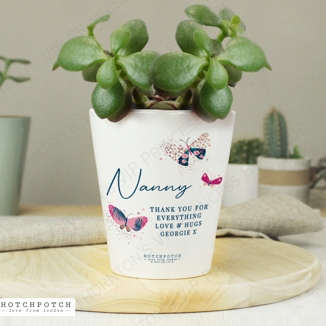 Personalised Butterfly Plant Pot