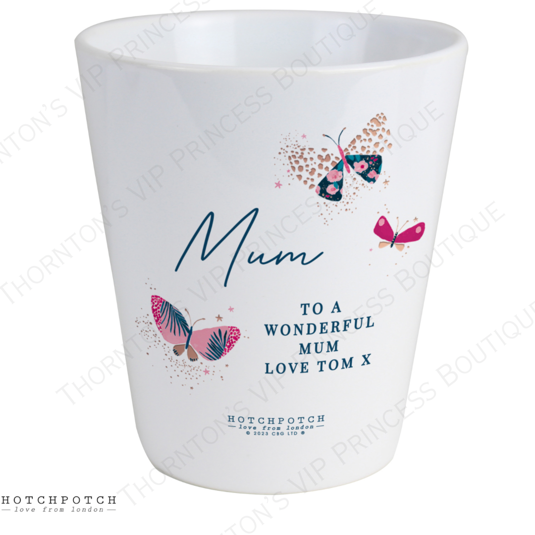 Personalised Butterfly Plant Pot