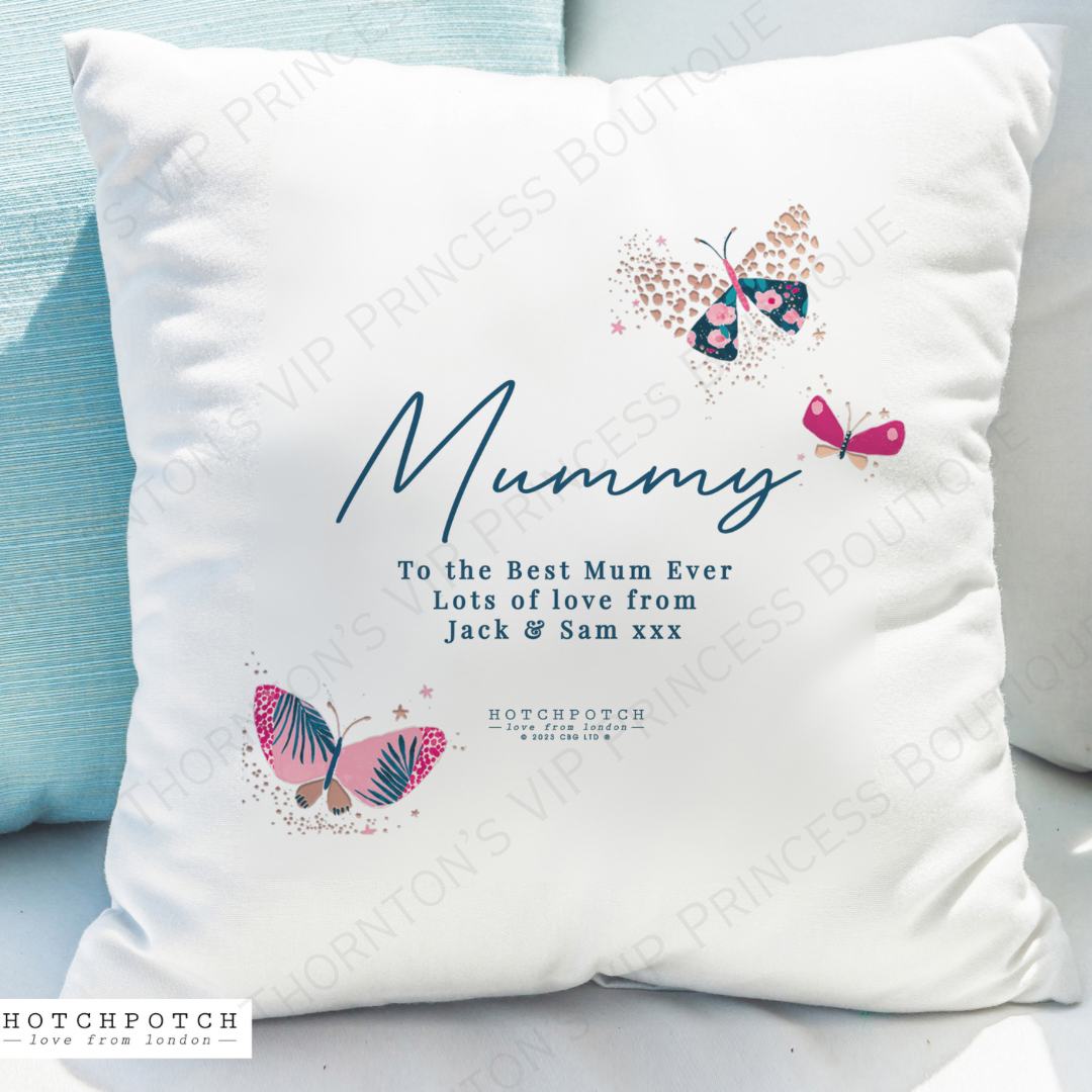 Personalised Butterfly Cushion Cover