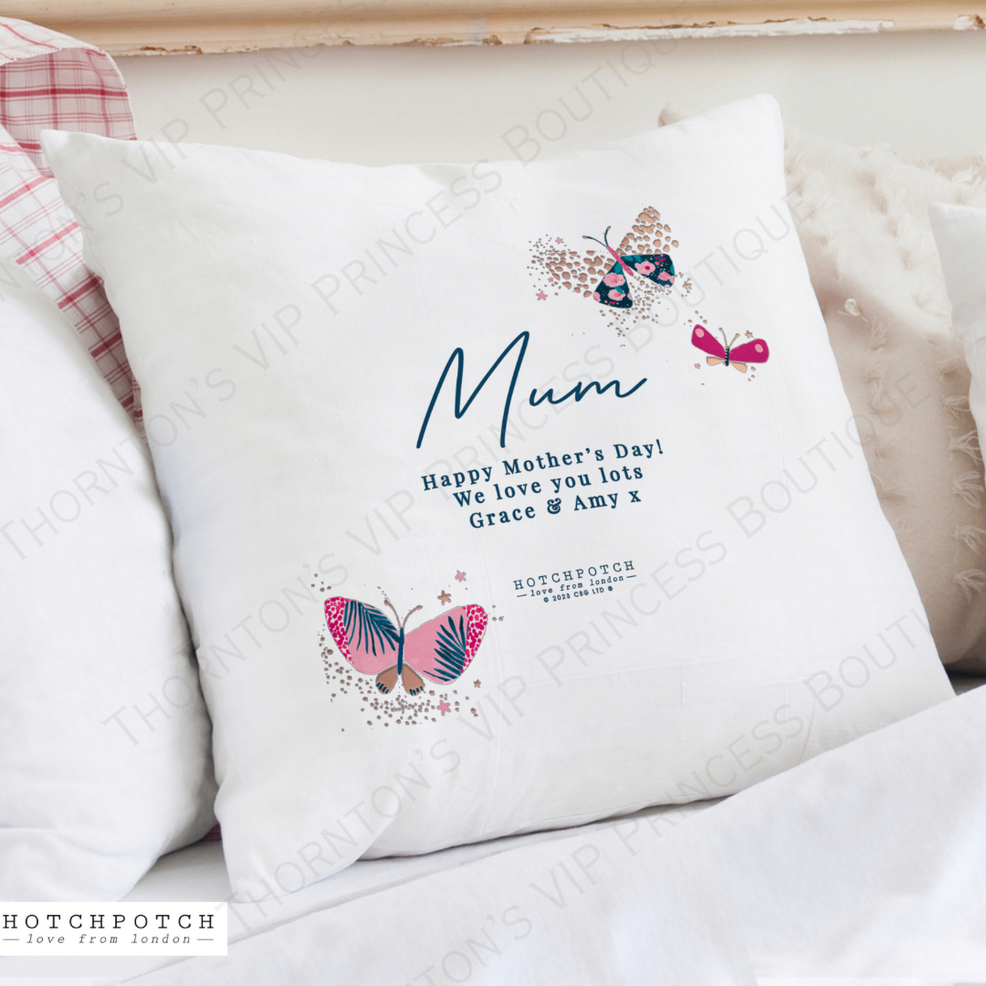 Personalised Butterfly Cushion Cover