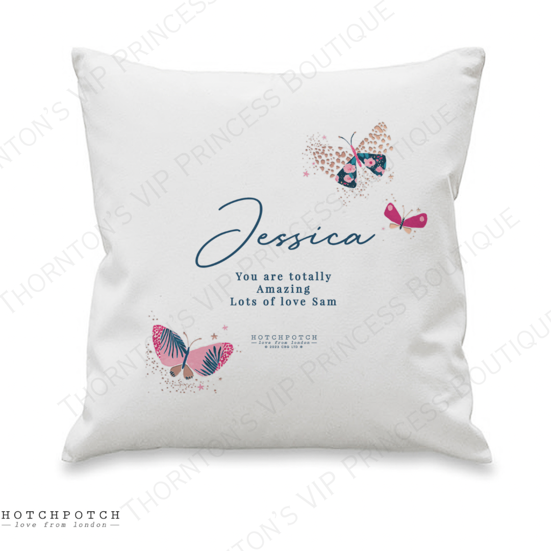 Personalised Butterfly Cushion Cover