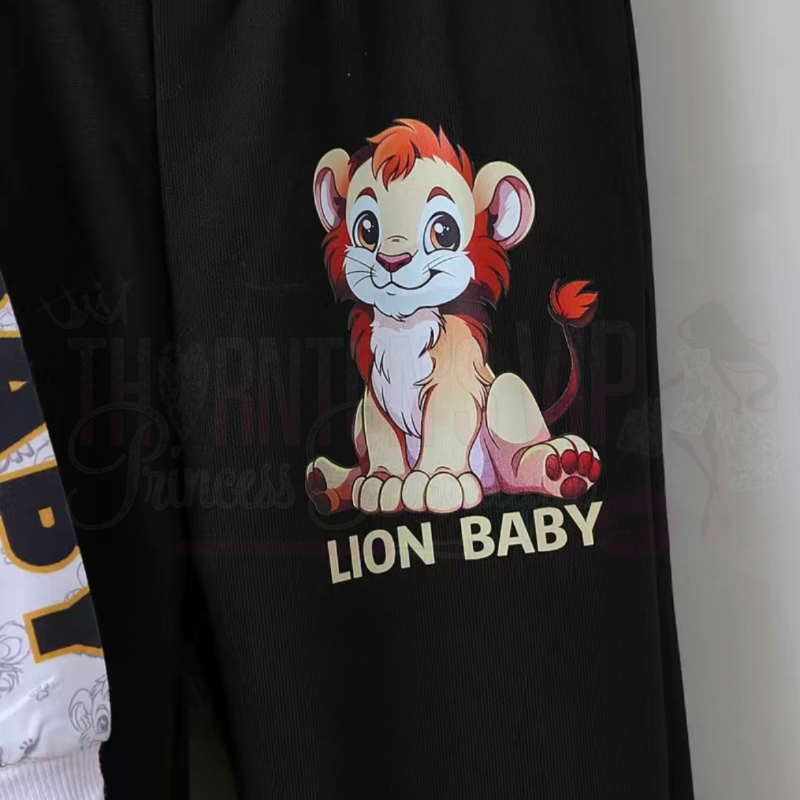 Baby Boy Lion Two Piece Set