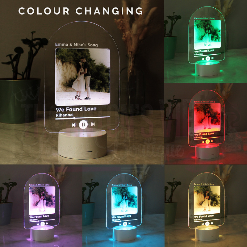 Our Song Photo Upload LED Colour Changing Light