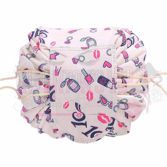 Beauty Patterns Drawstring Wash Bag