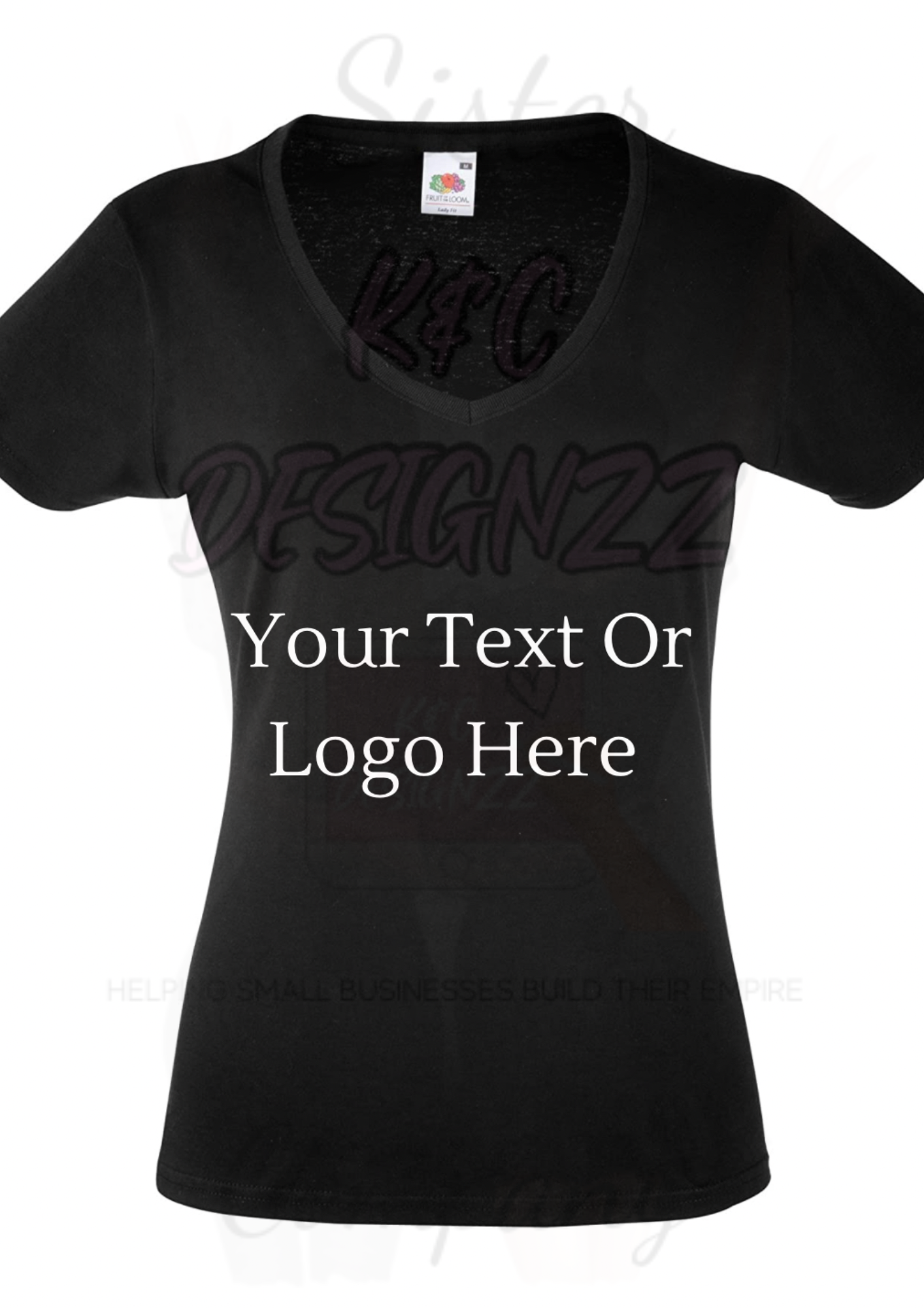 Custom V-Neck T-Shirt