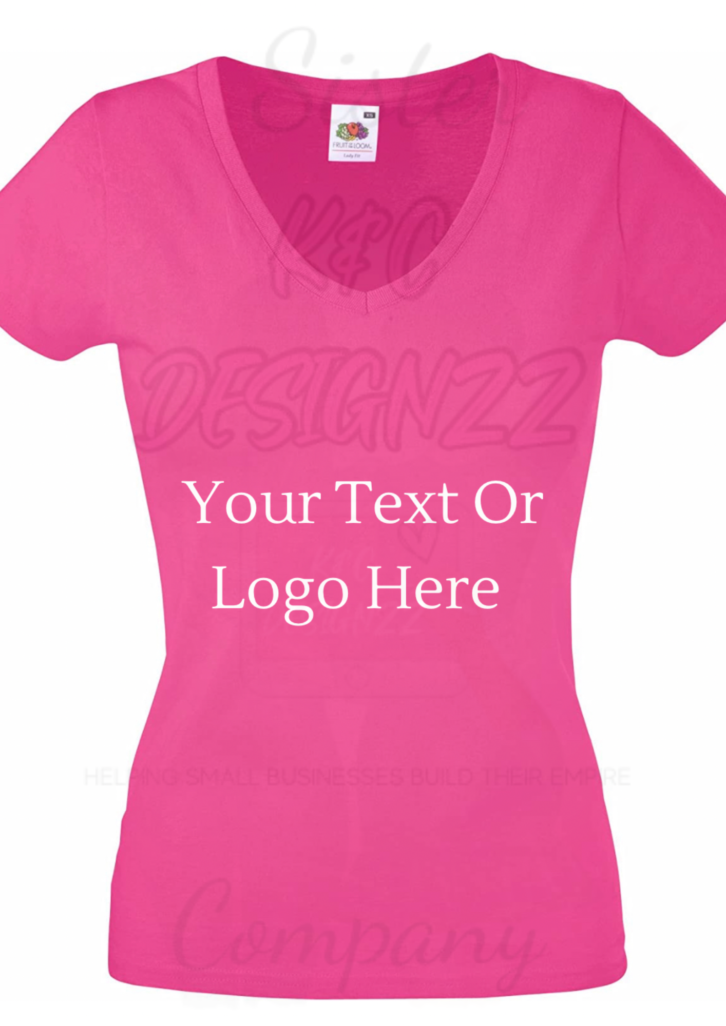 Custom V-Neck T-Shirt