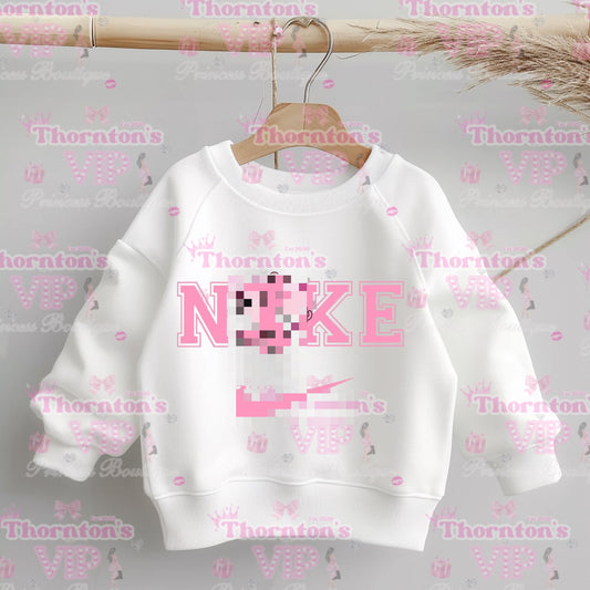 Kid’s Themed Pink Monster Popular Brand Name Jumper