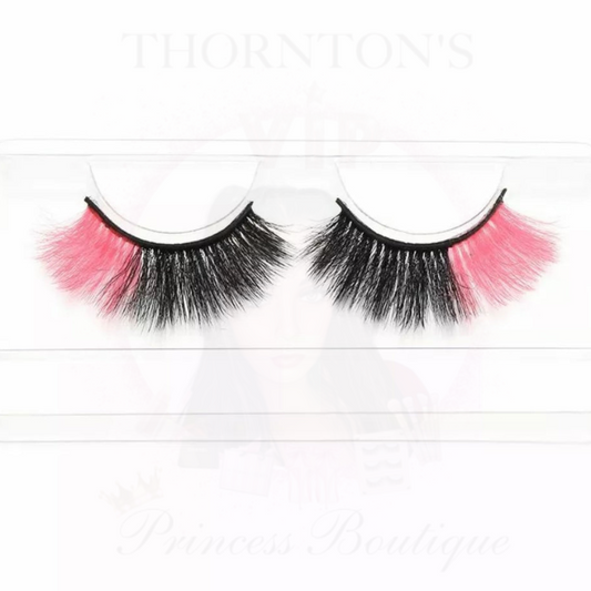 Pink & Black Two Tone Lashes