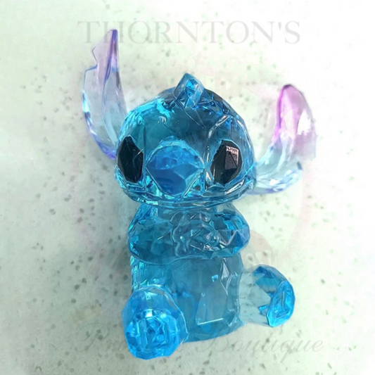 Blue Monster Inspired Resin Crystal
