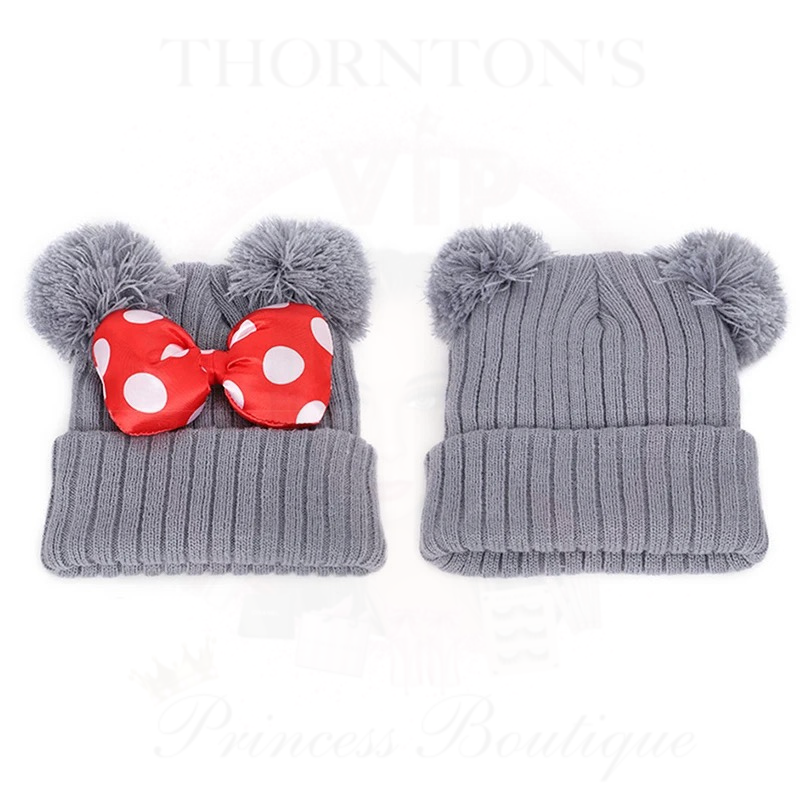 Girls Minnie Winter Wonderland Pom Pom Hat