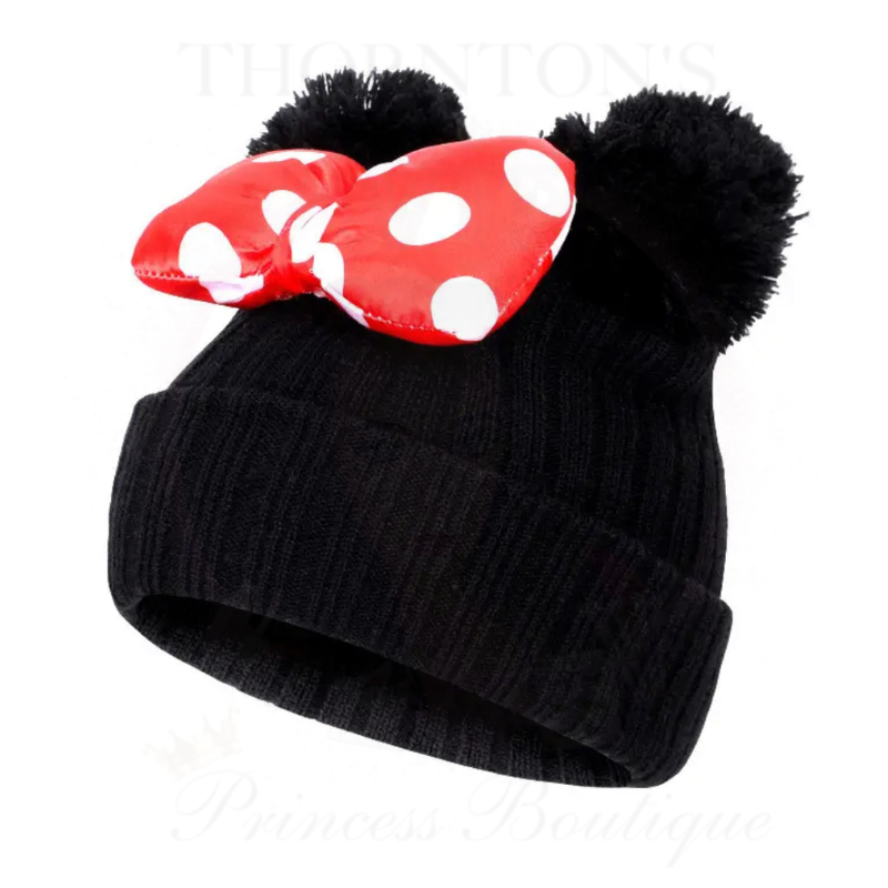 Girls Minnie Winter Wonderland Pom Pom Hat