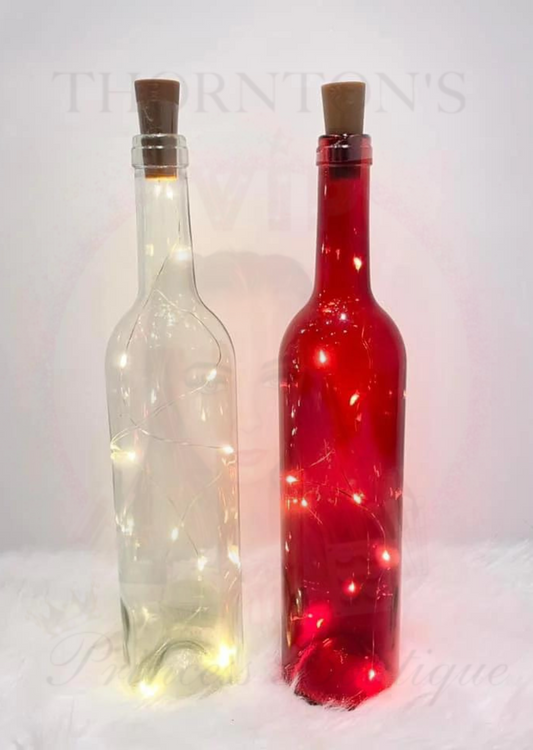 TwinkleHues Christmas Light-Up Bottles