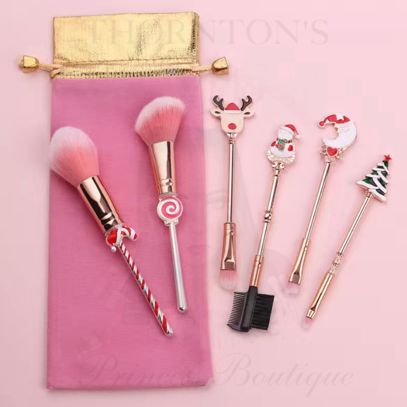 Festive Glamour Christmas Brush Set