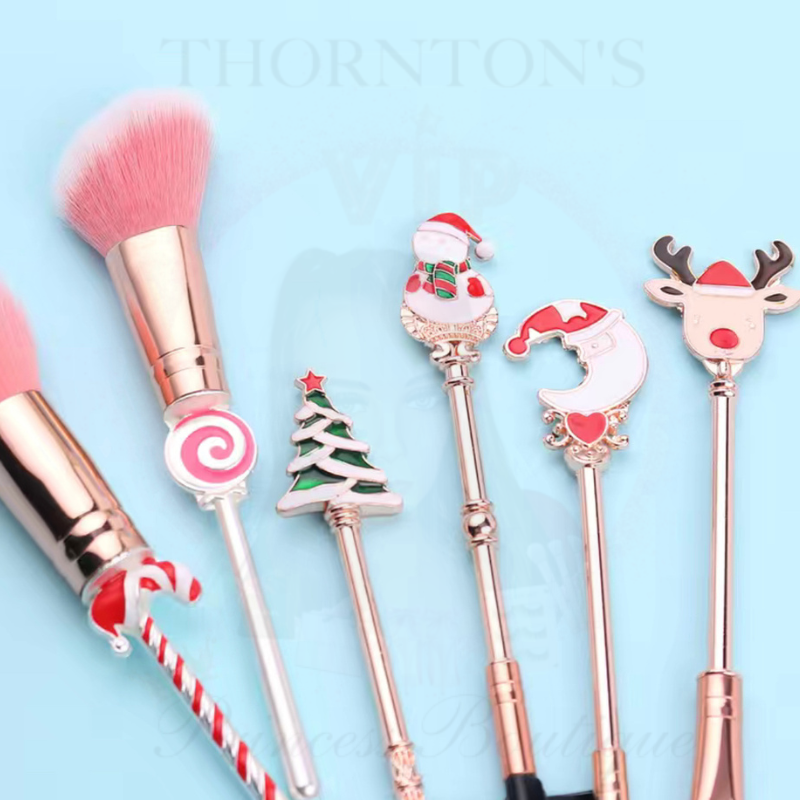 Festive Glamour Christmas Brush Set