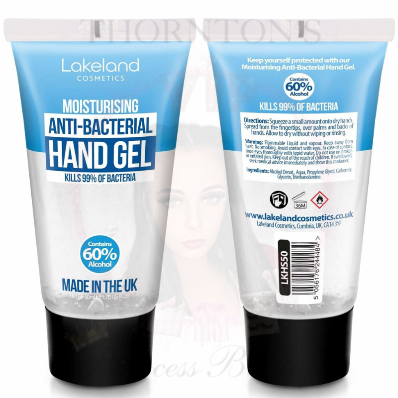 Moisturising Anti-Bacterial Travel Friendly Hand Gel