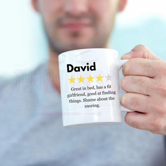 Personalised Partner Review Mug