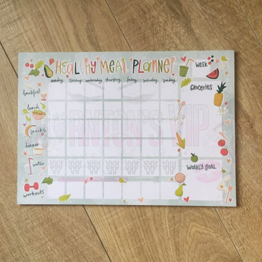 Healthy Meal Planner Pad