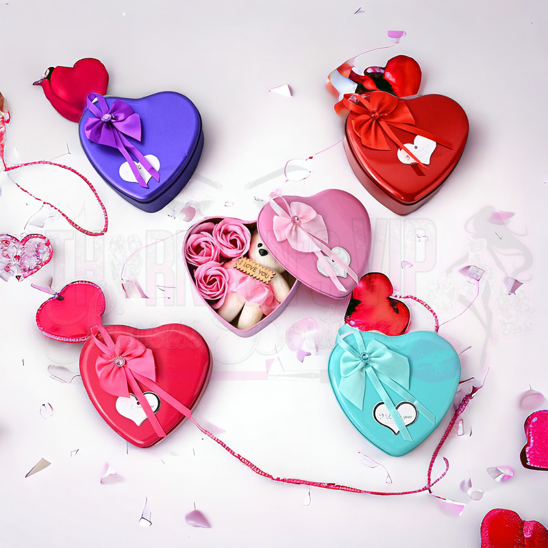 Valentines Teddy Bear Heart Gift Sets