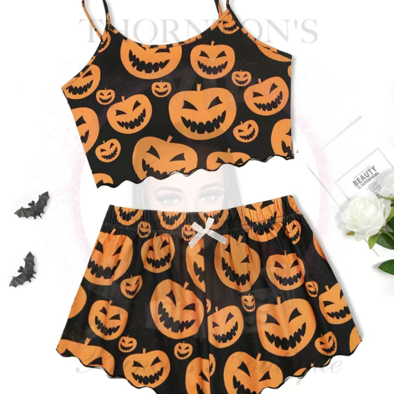 Pumpkin Cami Pyjamas Set