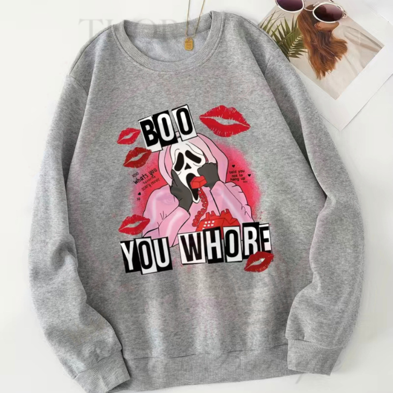 ‘Boo You Whore!’ Slogan Jumper