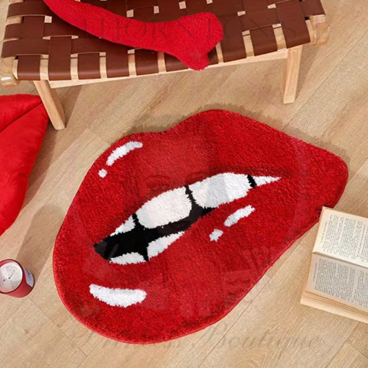 Red Lips Floor Mat