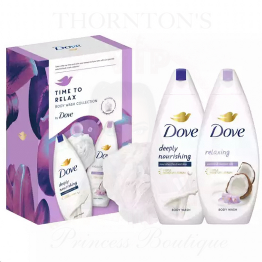 Dove Gift Set Time to Relax Body Wash Collection