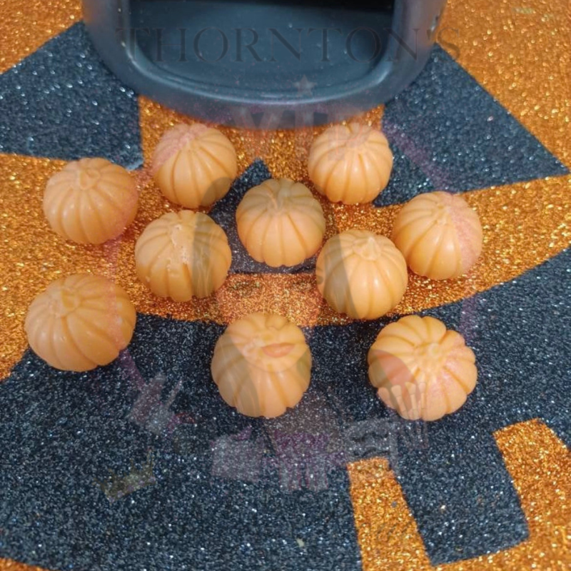 Set Of 10 Mini Orange Pumpkin Waxes - Various Scents