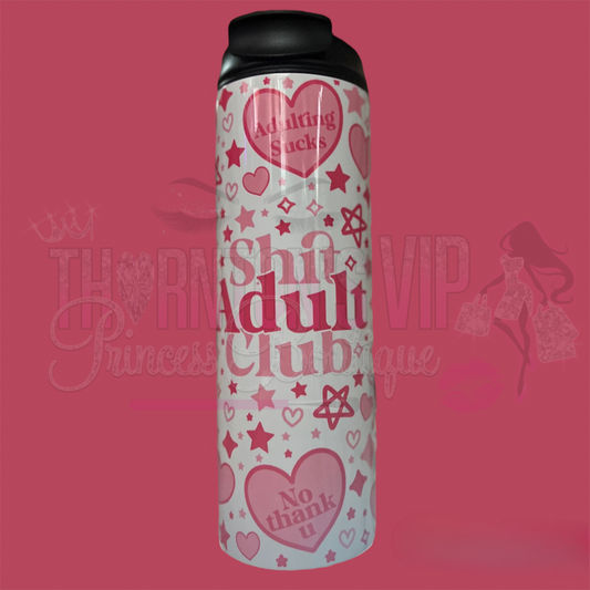 Shit Adult Club Tumbler