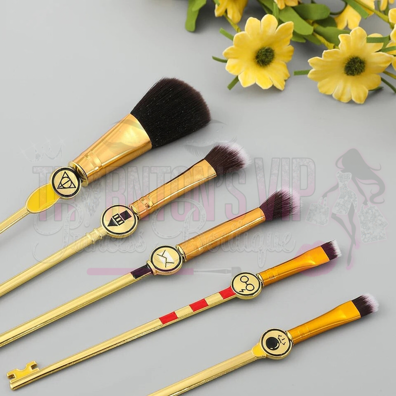 Enchanted Gilded Makeup Brush Set