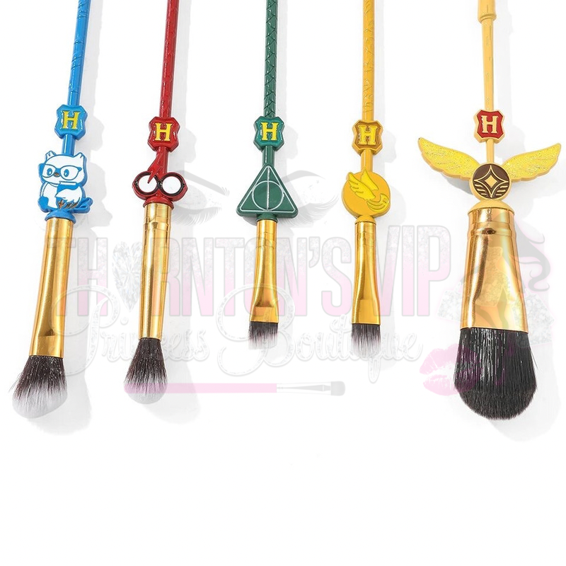 Golden House Crest Makeup Brush Set