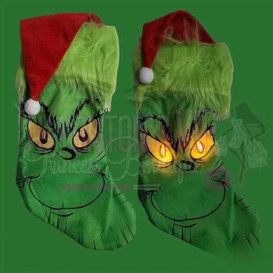 Luminous Holiday Mischief Stocking