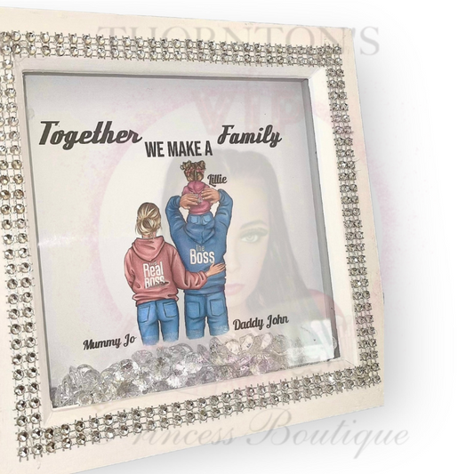 Family Bling Photo Frame