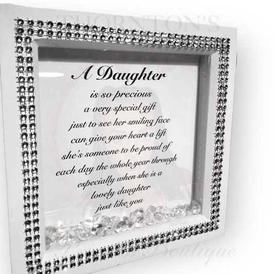 A Daughter Is So Precious Bling Photo Frame
