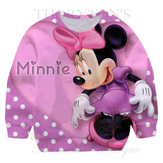 Minnie’s Purple Dot Delight Kids Jumper