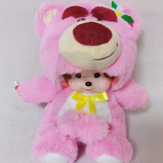 Pink Bear Monchichi