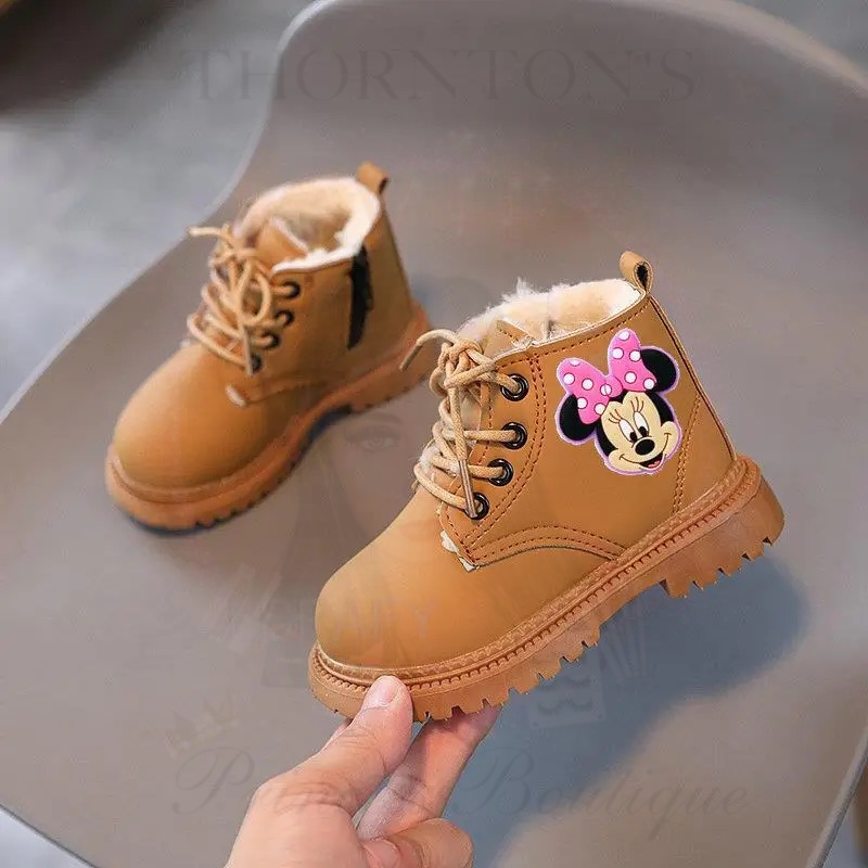 Kids Mickey & Minnie Winter Wonderland Boots