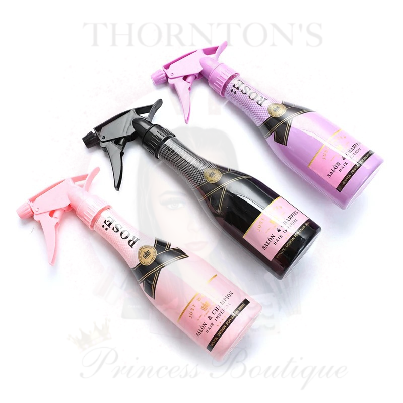 BubblyTress Champagne Celebration Hairspray Bottles