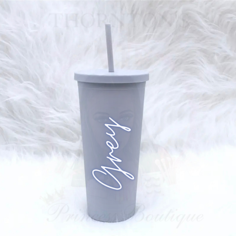 Leopard Luxe Personalised Cold Cup