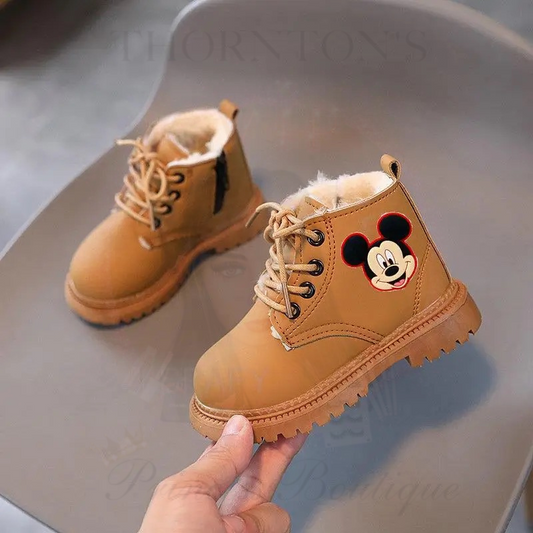 Kids Mickey & Minnie Winter Wonderland Boots