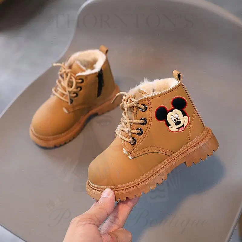 Kids Mickey & Minnie Winter Wonderland Boots