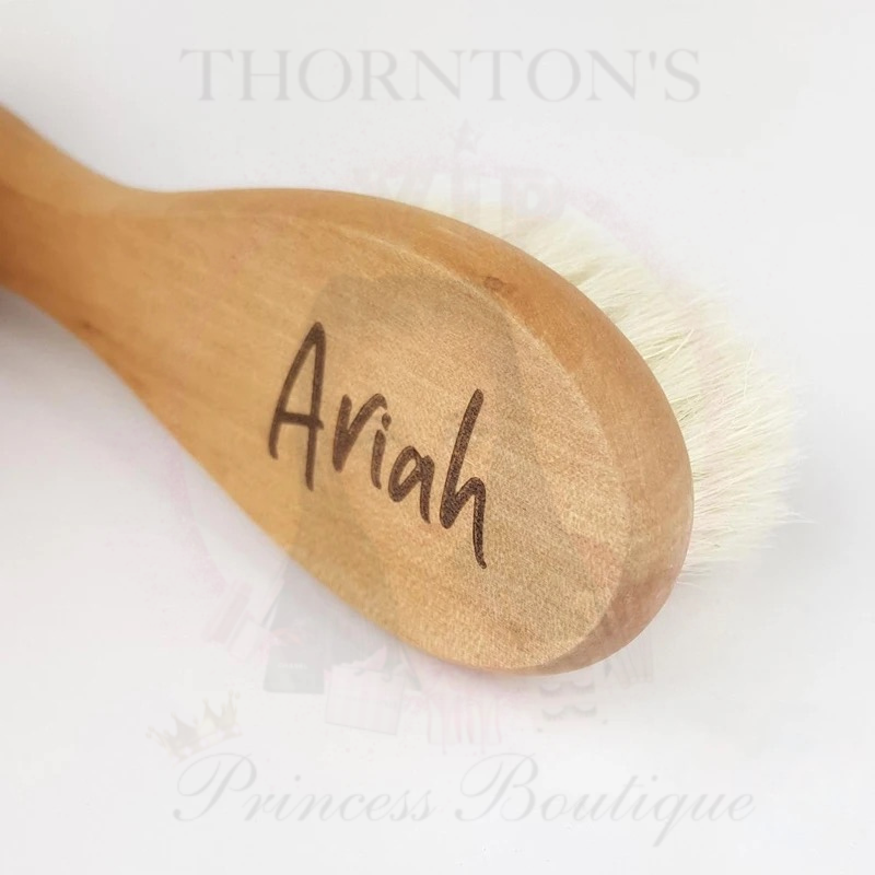 Personalised Baby Wooden Brush