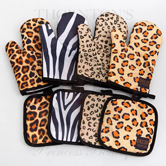 Wild Impressions Oven Glove Mitt Set